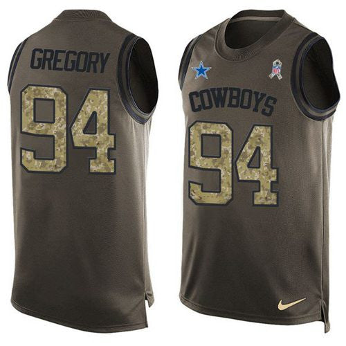 Randy Gregory Dallas Cowboys green Salute To Service jersey