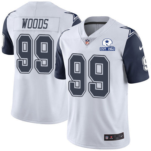 Antwaun Woods Dallas Cowboys white Limited jersey