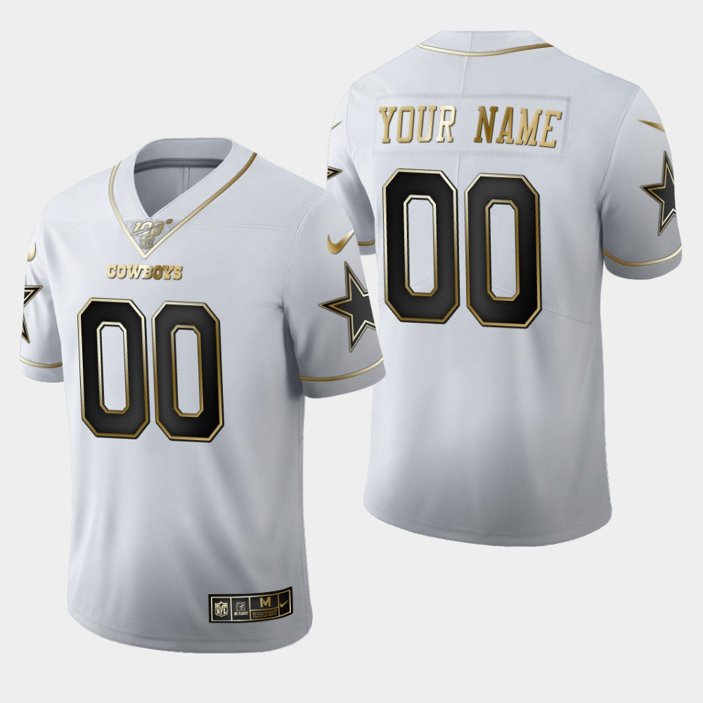 Custom Dallas Cowboys white Untouchable jersey