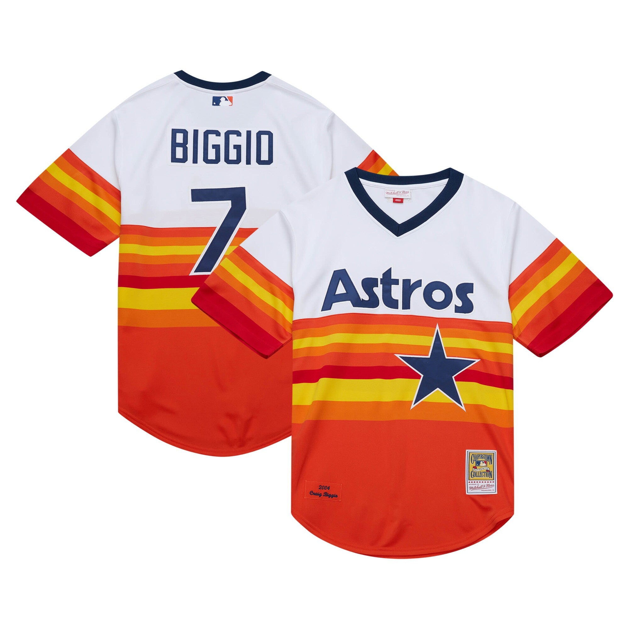 Craig Biggio Houston Astros white Throwback jersey