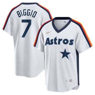 Craig Biggio Houston Astros white Cooperstown jersey