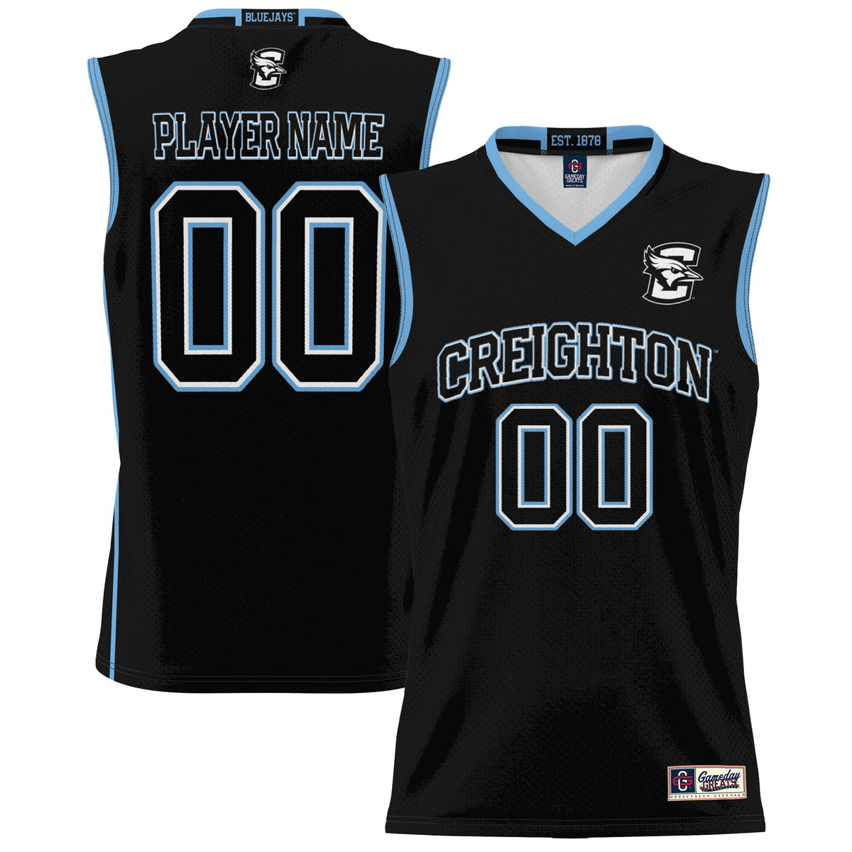 Creighton Bluejays black jersey