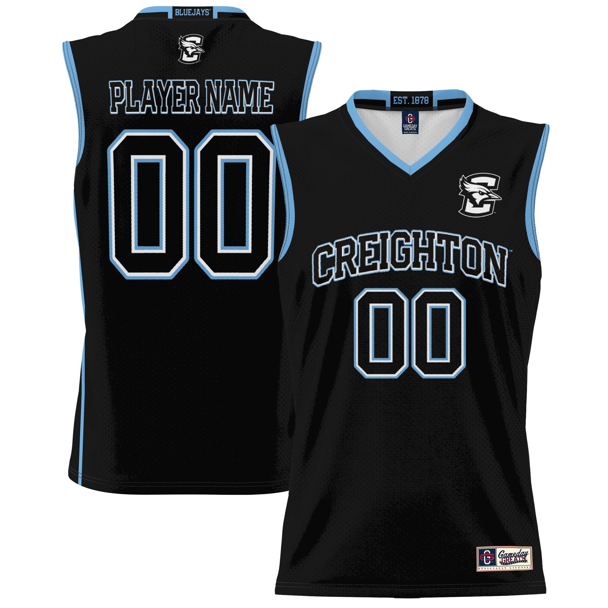 Creighton Bluejays black jersey