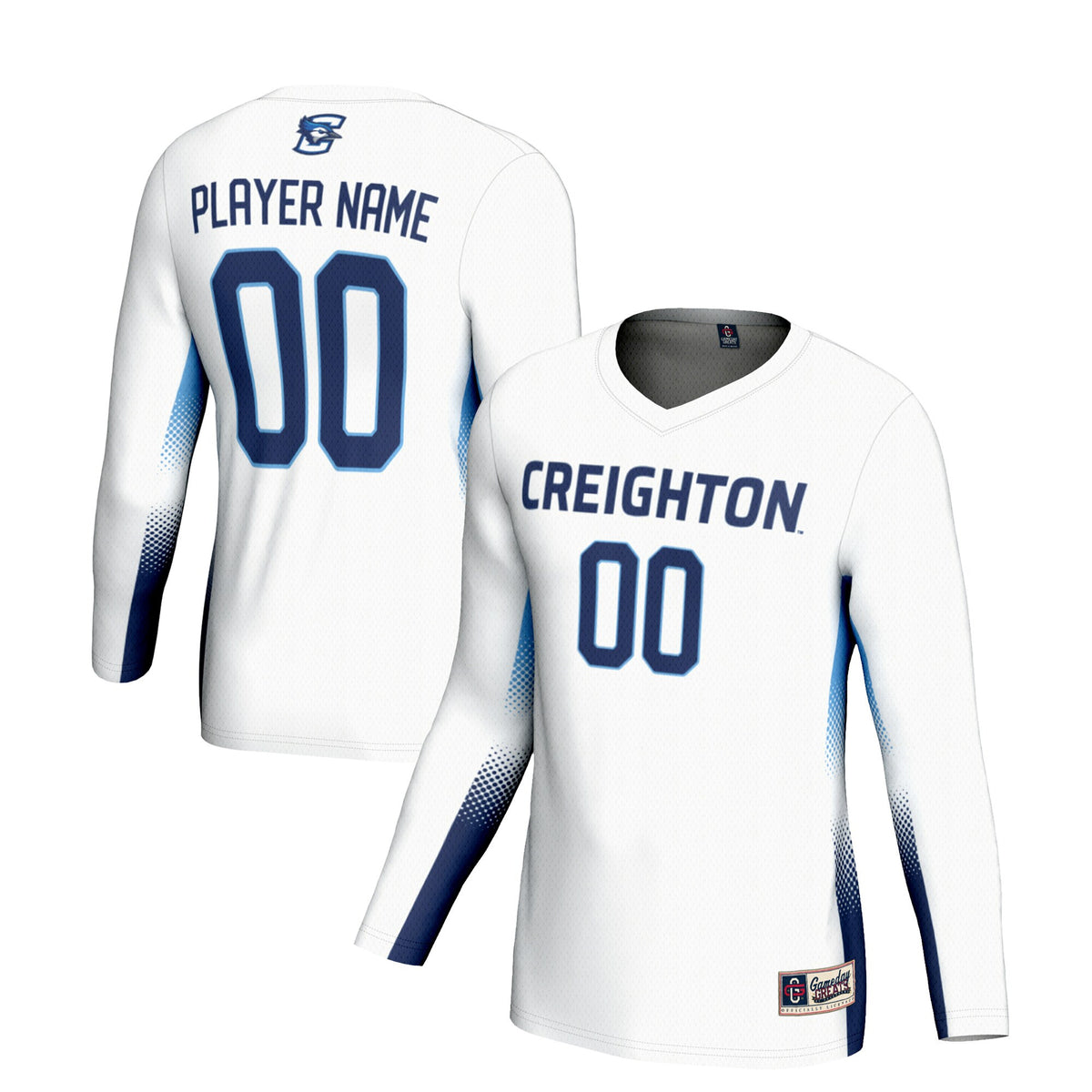 Volleyball Creighton Bluejays white jersey
