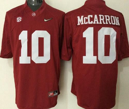 AJ McCarron Alabama Crimson Tide red Limited jersey