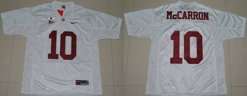 AJ McCarron Alabama Crimson Tide white jersey