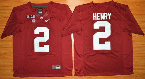 Derrick Henry Alabama Crimson Tide red jersey