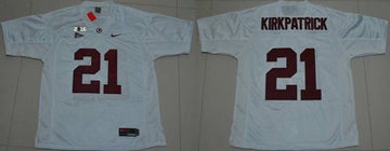 Dre Kirkpatrick Alabama Crimson Tide white jersey
