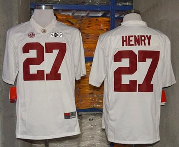 Derrick Henry Alabama Crimson Tide white Limited jersey