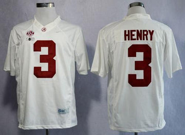Derrick Henry Alabama Crimson Tide white Limited jersey