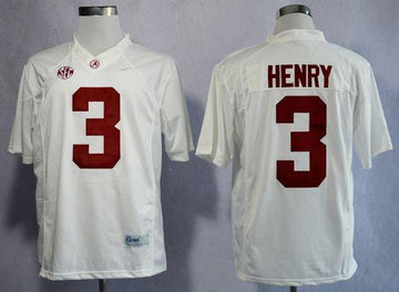 Derrick Henry Alabama Crimson Tide white Limited jersey