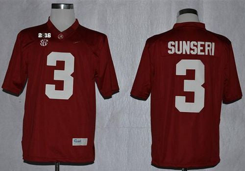 Vinnie Sunseri Alabama Crimson Tide red Limited jersey