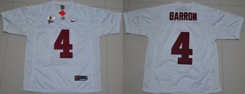 Mark Barron Alabama Crimson Tide white jersey