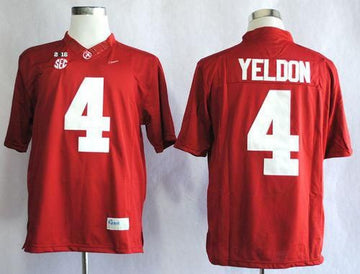 T.J Yeldon Alabama Crimson Tide red Limited jersey