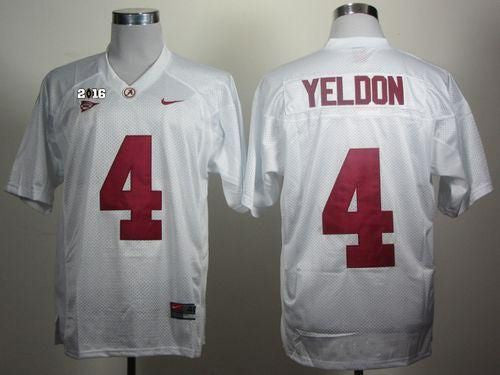 T.J Yeldon Alabama Crimson Tide white jersey