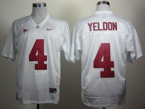 T.J Yeldon Alabama Crimson Tide white jersey