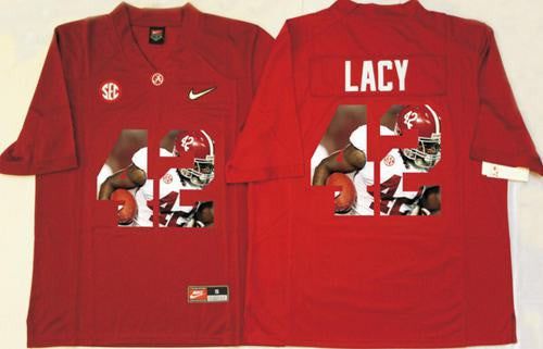 Eddie Lacy Alabama Crimson Tide red Fashion jersey
