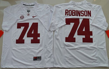Cam Robinson Alabama Crimson Tide white Limited jersey