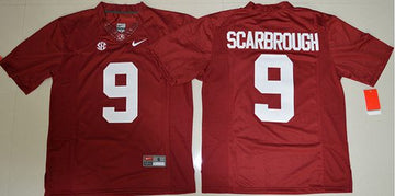 Bo Scarbrough Alabama Crimson Tide red Limited jersey