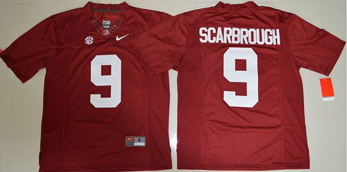 Bo Scarbrough Alabama Crimson Tide red Limited jersey