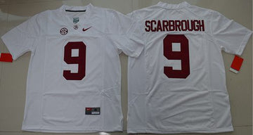 Bo Scarbrough Alabama Crimson Tide white Limited jersey