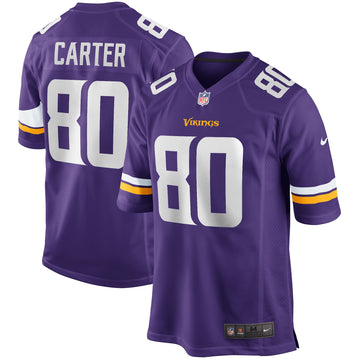 Cris Carter Minnesota Vikings purple Game jersey