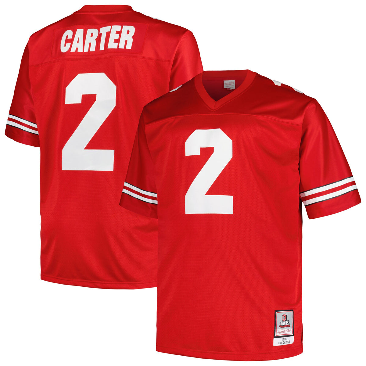 Cris Carter Ohio State Buckeyes scarlet jersey