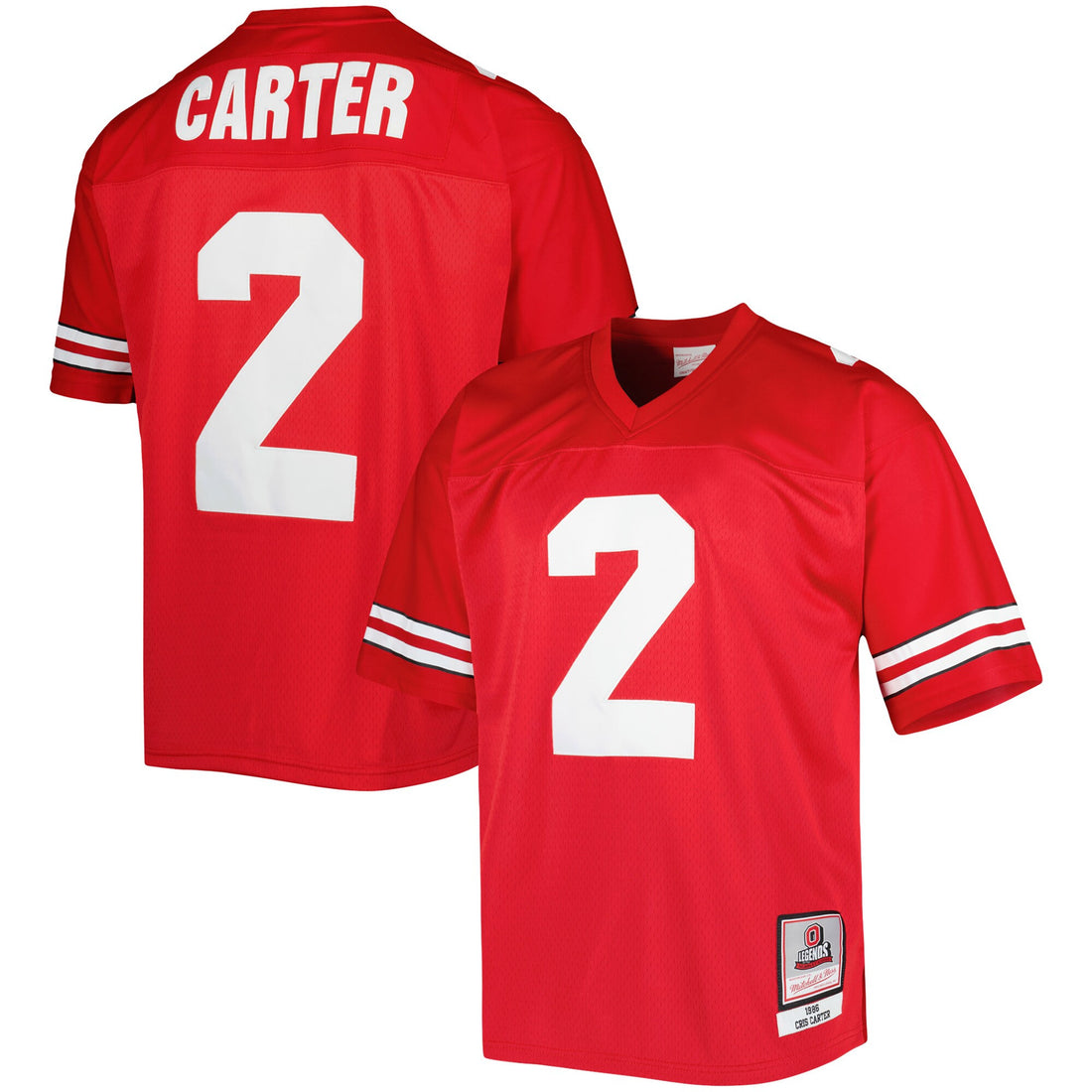 Cris Carter Ohio State Buckeyes scarlet jersey