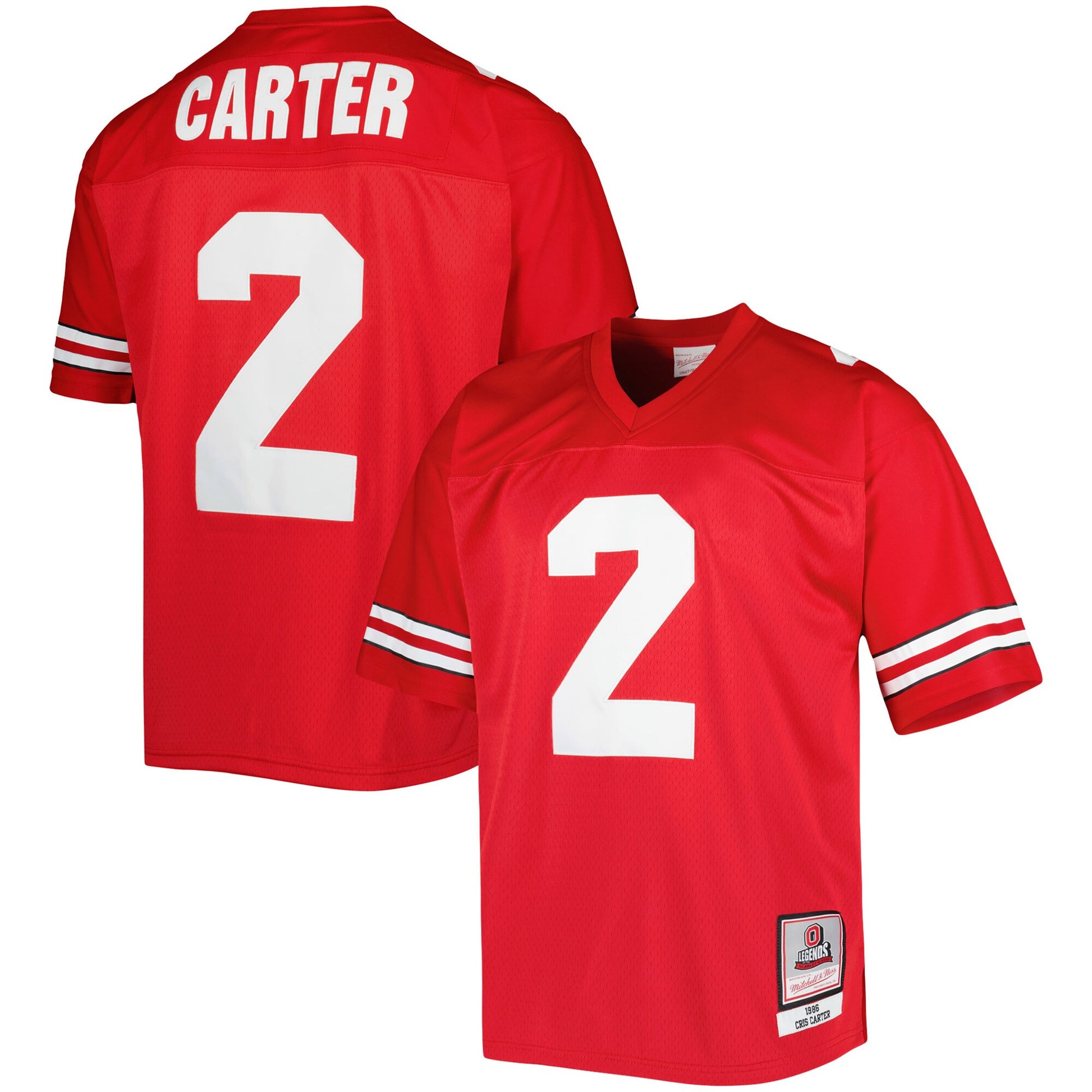 Cris Carter Ohio State Buckeyes scarlet jersey