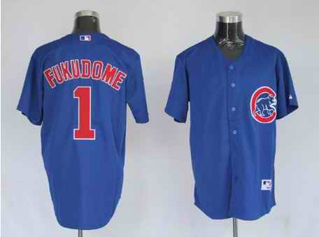 Kosuke Fukudome Chicago Cubs blue jersey