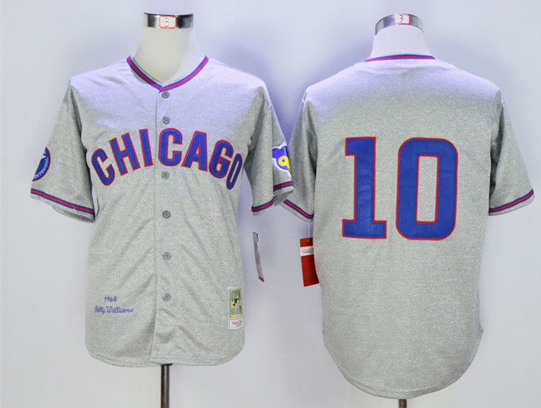 Chicago Cubs grey Throwback jersey