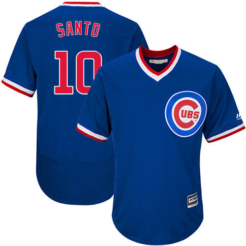 Ron Santo Chicago Cubs blue Cooperstown jersey