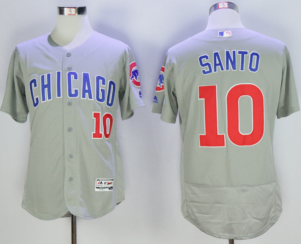 Ron Santo Chicago Cubs grey jersey
