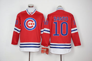 Ron Santo Chicago Cubs red jersey