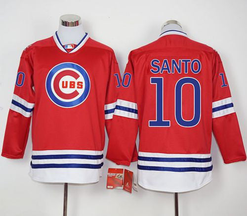 Ron Santo Chicago Cubs red jersey