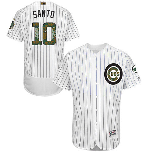 Ron Santo Chicago Cubs white jersey
