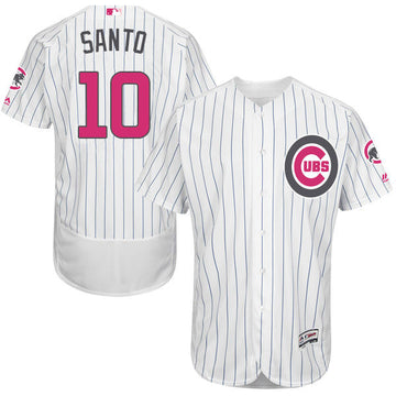 Ron Santo Chicago Cubs white jersey