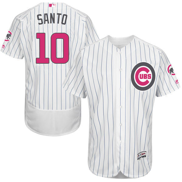 Ron Santo Chicago Cubs white jersey
