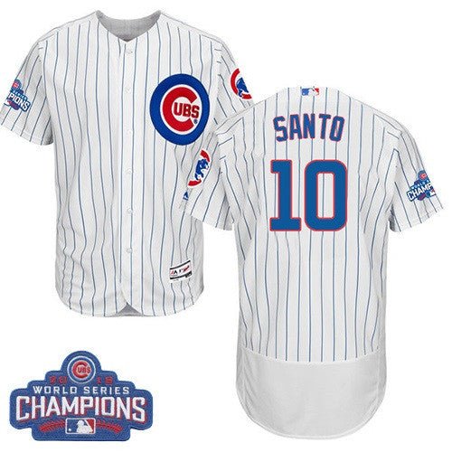 Ron Santo Chicago Cubs white jersey