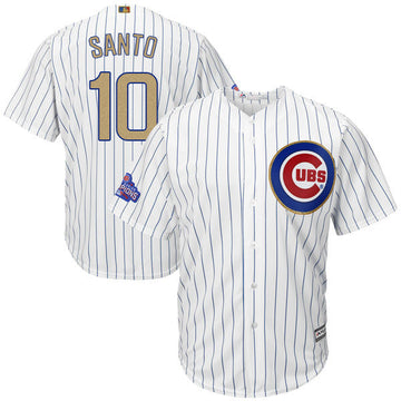Ron Santo Chicago Cubs white jersey