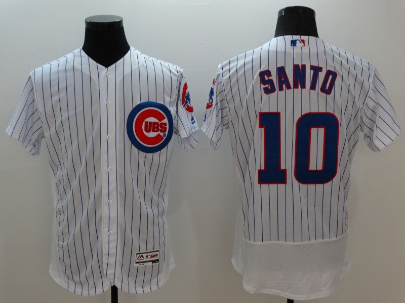 Ron Santo Chicago Cubs white jersey