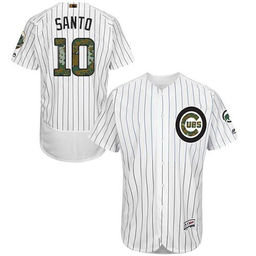 Ron Santo Chicago Cubs white Authentic jersey