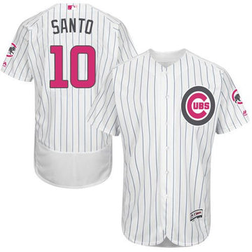 Ron Santo Chicago Cubs white Authentic jersey