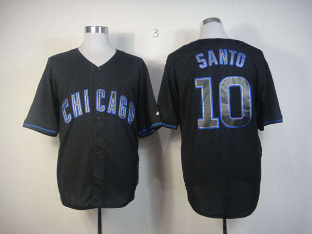 Santo Chicago Cubs black Fashion jersey