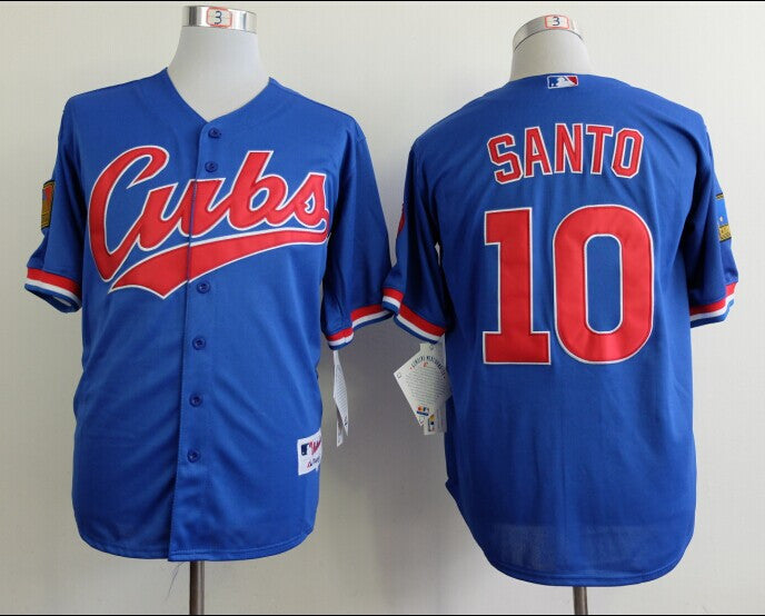Santo Chicago Cubs blue jersey