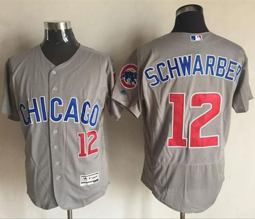 Kyle Schwarber Chicago Cubs grey Authentic jersey