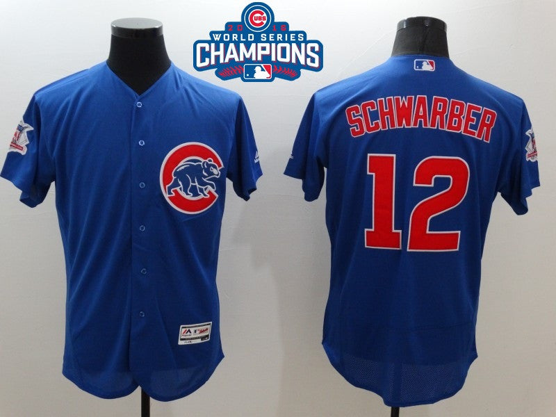 Kyle Schwarber Chicago Cubs royal jersey