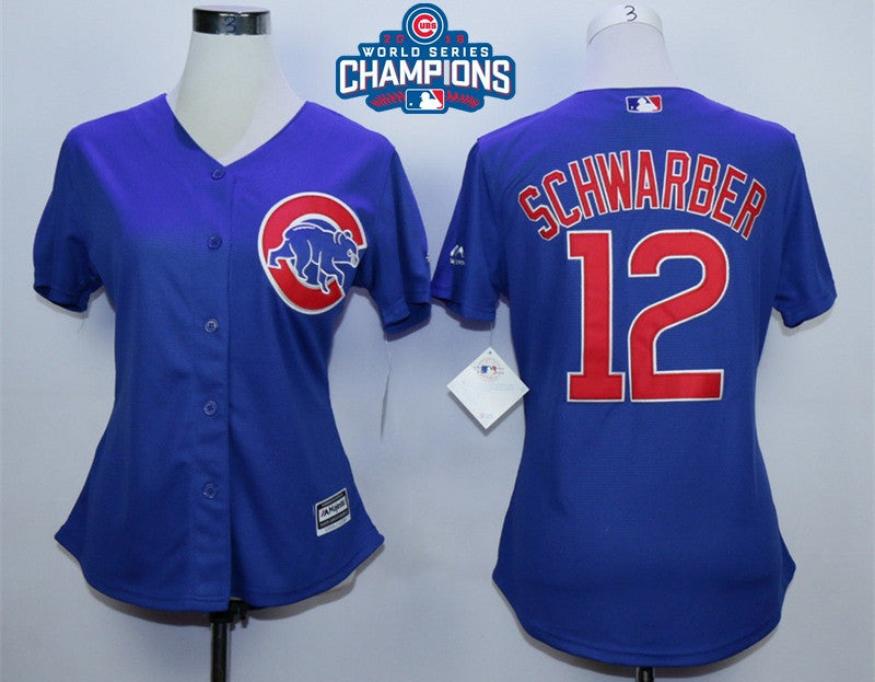 Kyle Schwarber Chicago Cubs royal jersey