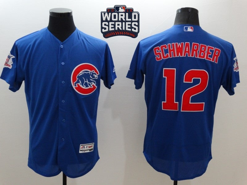 Kyle Schwarber Chicago Cubs royal jersey