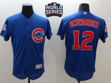 Kyle Schwarber Chicago Cubs royal jersey